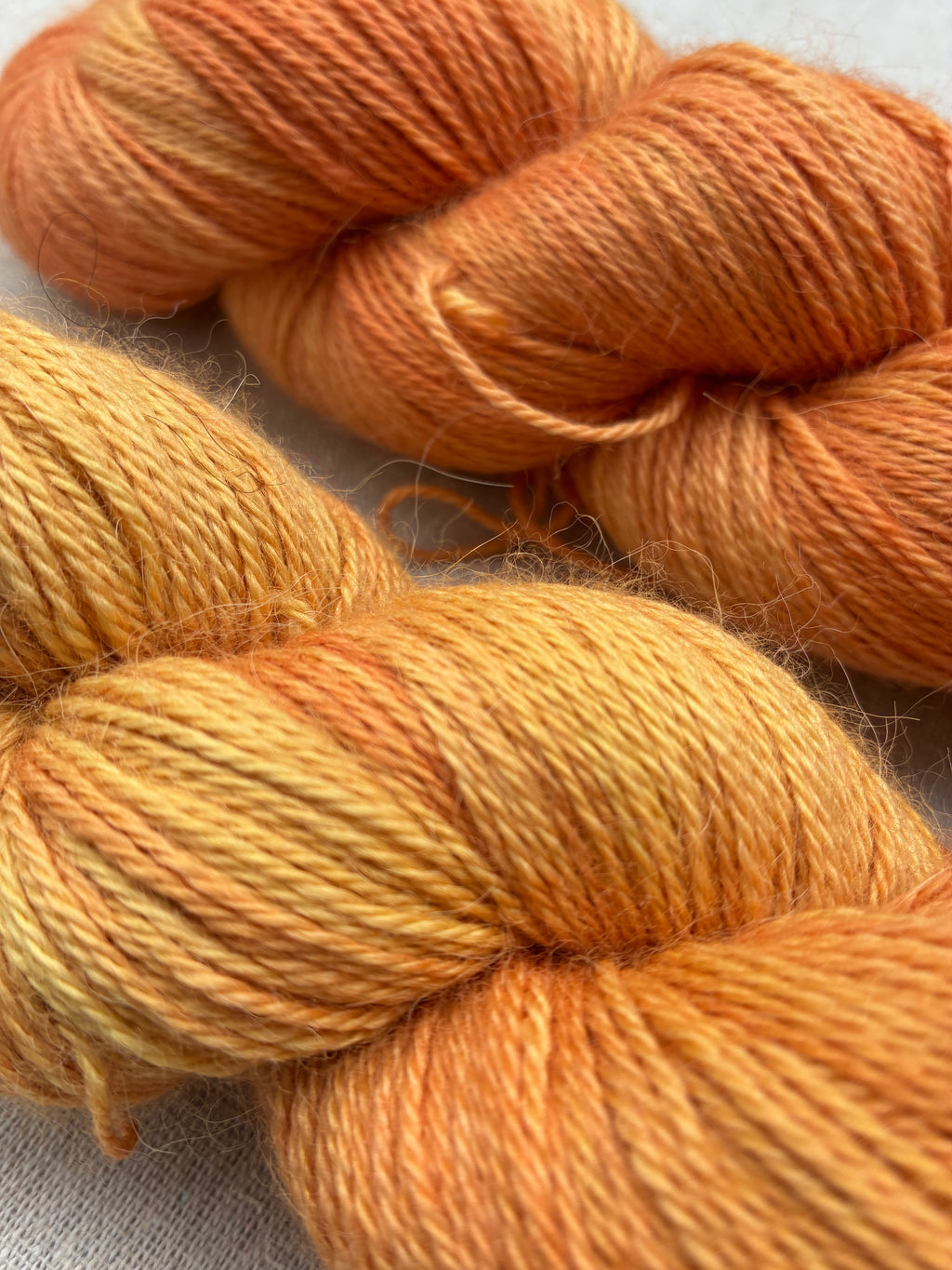 Baby Alpaka Silke Cashmere "Løvfald i Sønderskoven" (400 m / 100 g)